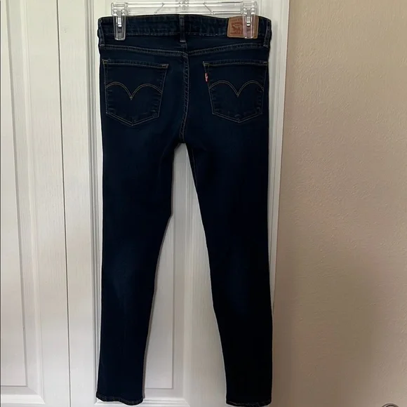 Levi's 711 Blue Skinny Jeans size 28 - Picture 2 of 5